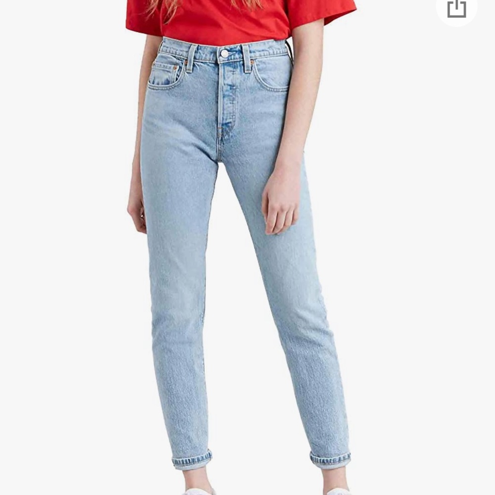 LEVI’S 501 STRETCH SKINNY JEANS IN TANGO LIGHT